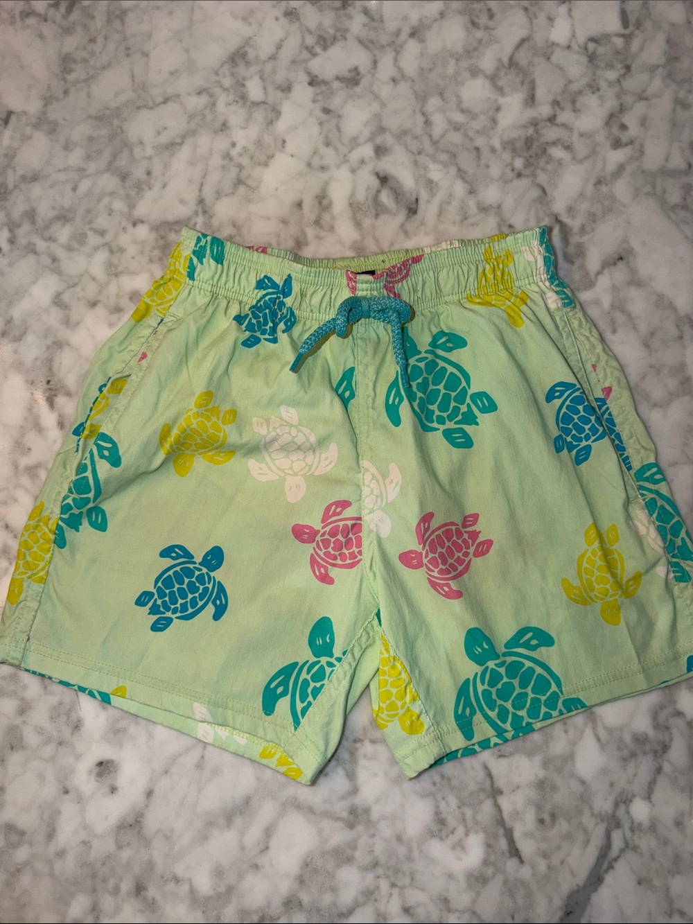 VILEBREQUIN Boys Sea Turtle Print Swim Shorts 8Y